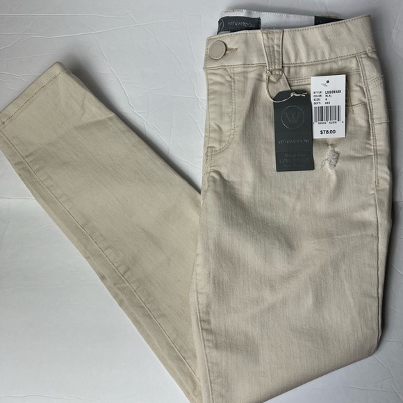 Wit & Wisdom Almond Luxe touch Ankle Skimmer Jean - Picture 15 of 16